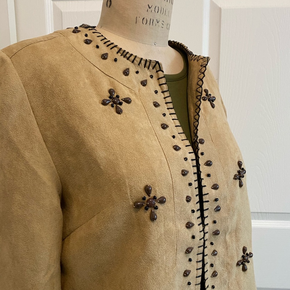 Suede Blazer Jacket - Picture 8 of 14